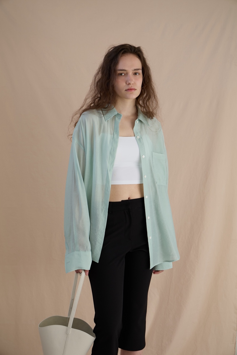 B_GARDER韓國直郵女士新品時尚熱賣休閑人氣26春夏襯衫蕾絲衫B.GARDER襯衫/蕾絲衫圖色3