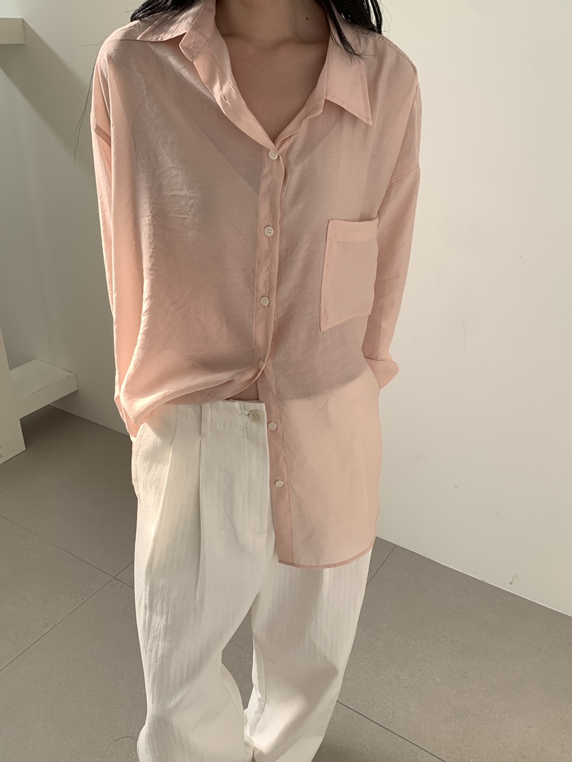 B_GARDER韓國直郵女士新品時尚熱賣休閑人氣26春夏襯衫蕾絲衫B.GARDER襯衫/蕾絲衫圖色4