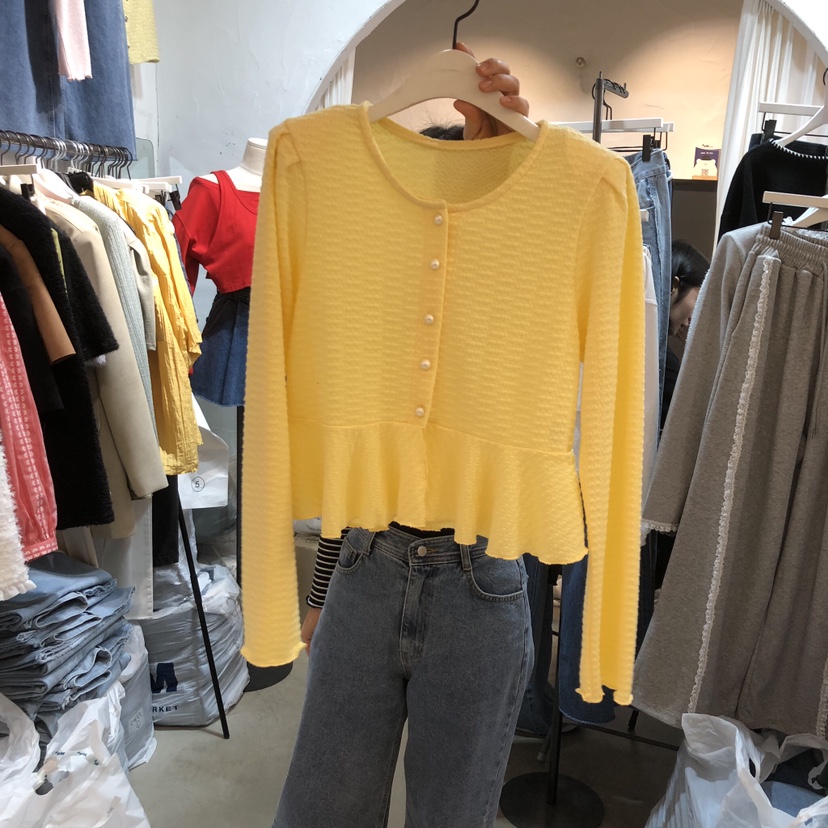 OZ韓國代購女士新品推薦人氣職業時尚26春夏休閑熱賣長袖T恤OZ.ounce長袖T恤圖色2