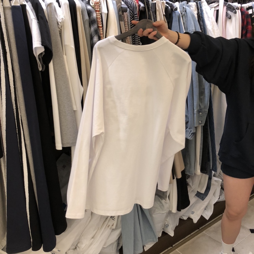 VIRKIN韓國東大門直郵女裝新款熱賣職業26春夏休閑長袖T恤VIRKIN長袖T恤