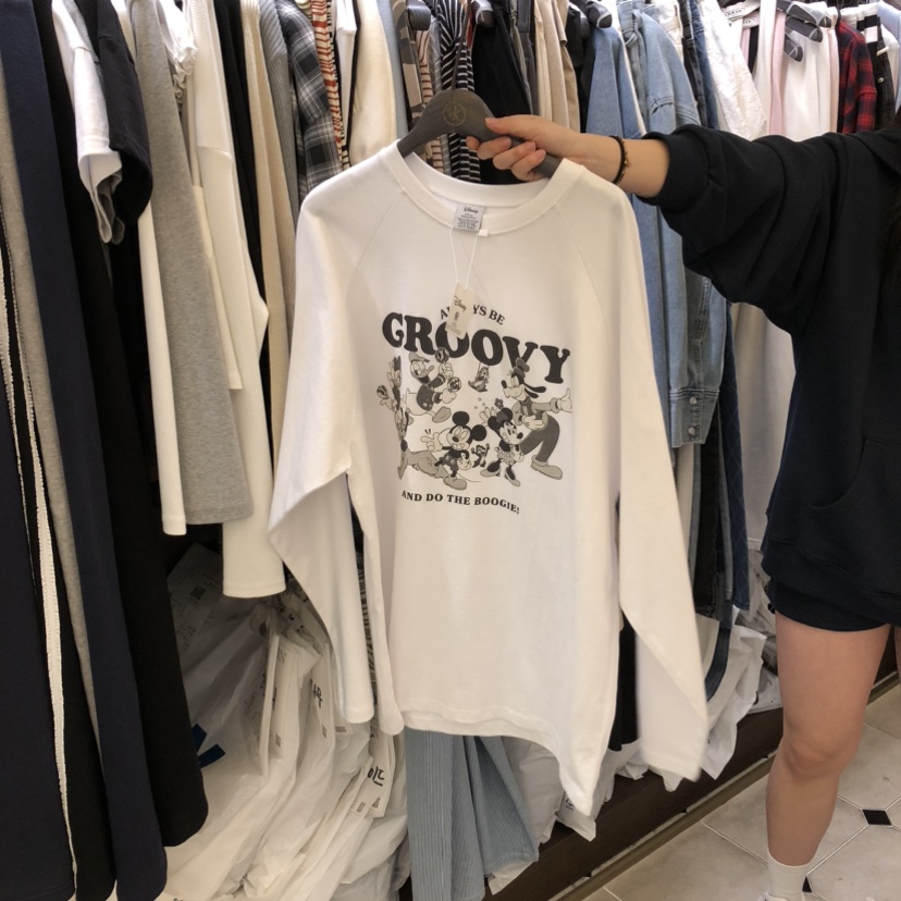 VIRKIN韓國東大門直郵女裝新款熱賣職業26春夏休閑長袖T恤VIRKIN長袖T恤圖色1