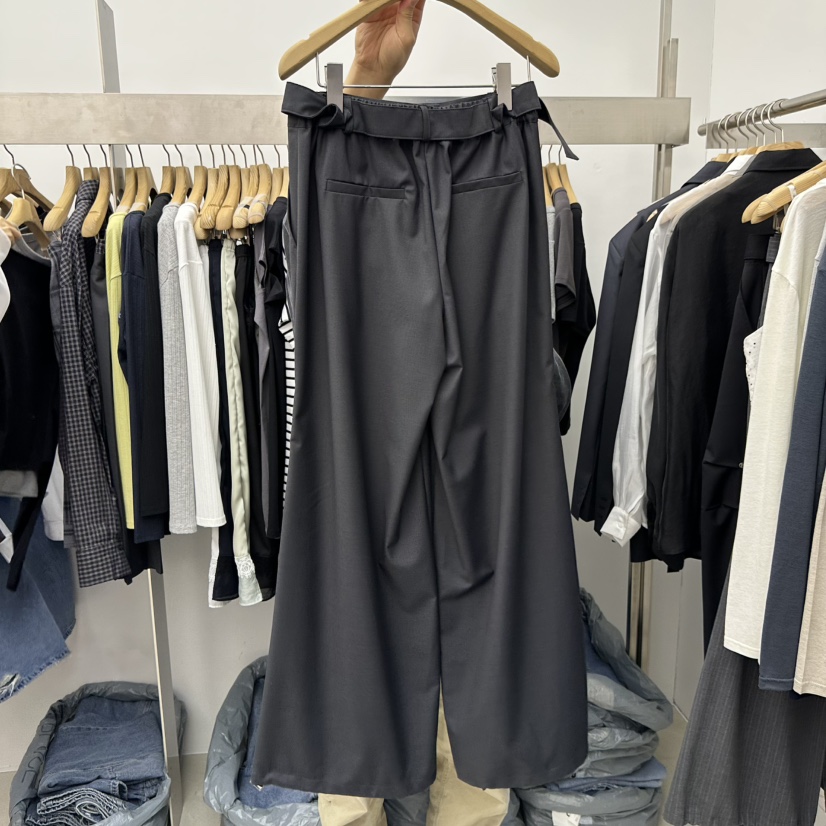 SPECIAL韓國東大門直郵女裝新品推薦職業時尚休閑褲含腰帶SPECIAL休閑褲