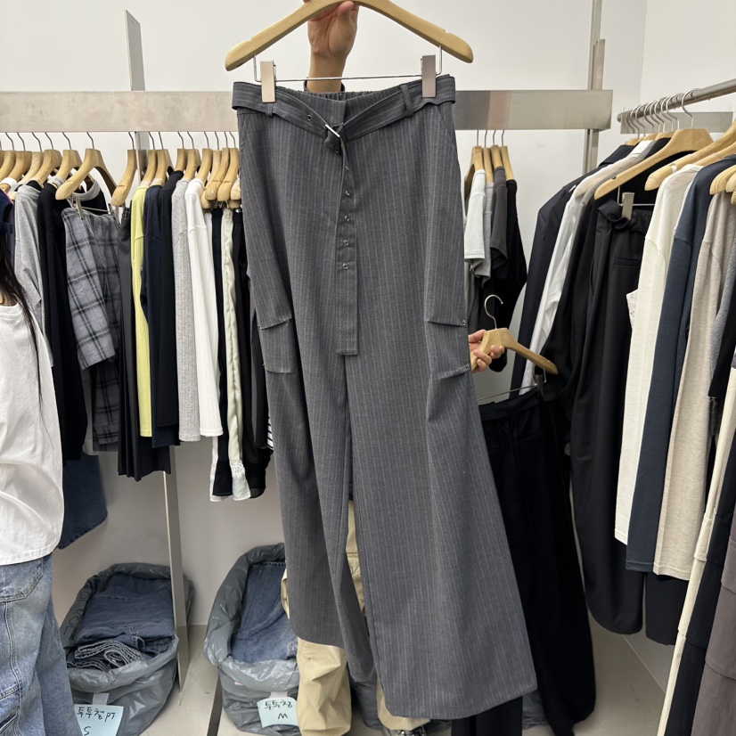 SPECIAL韓國東大門直郵女裝新品推薦職業時尚休閑褲含腰帶SPECIAL休閑褲圖色2