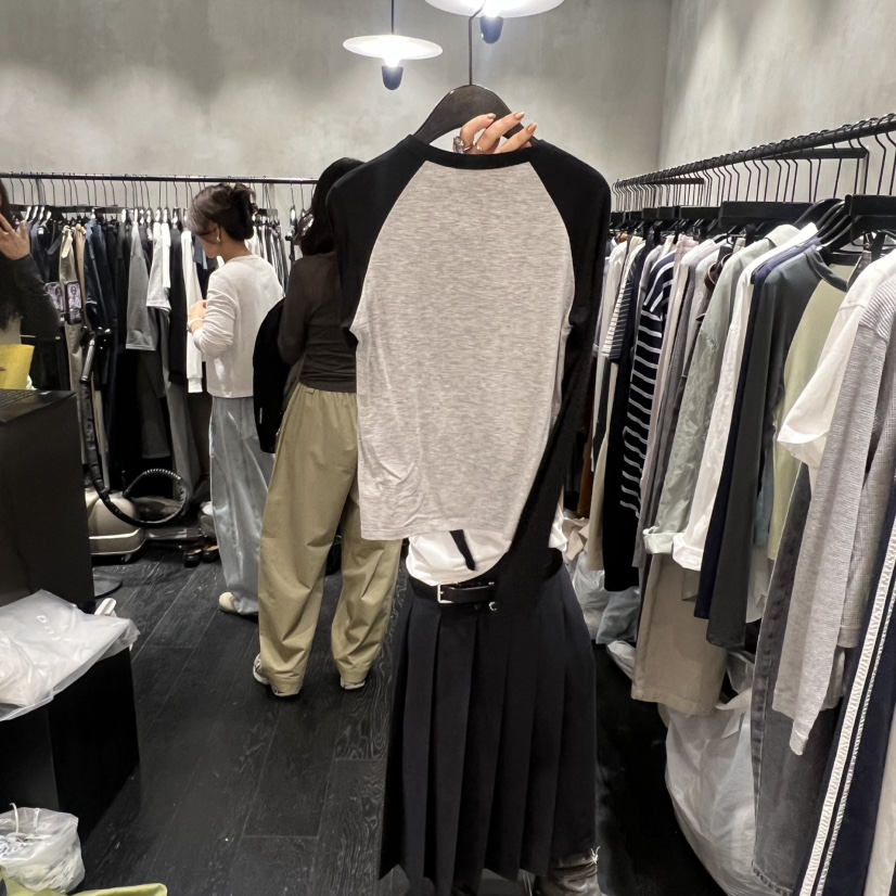 TUG韓國直郵實拍女裝新品休閑人氣推薦熱賣26春夏長袖T恤TUG長袖T恤