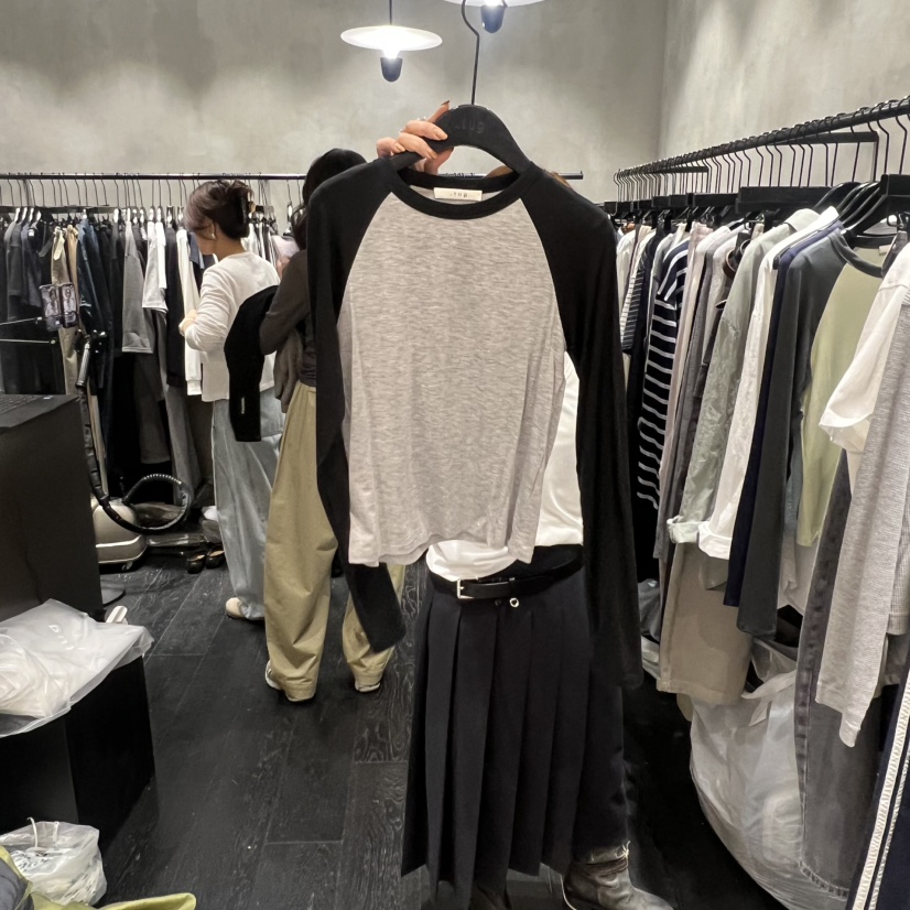 TUG韓國直郵實拍女裝新品休閑人氣推薦熱賣26春夏長袖T恤TUG長袖T恤圖色1