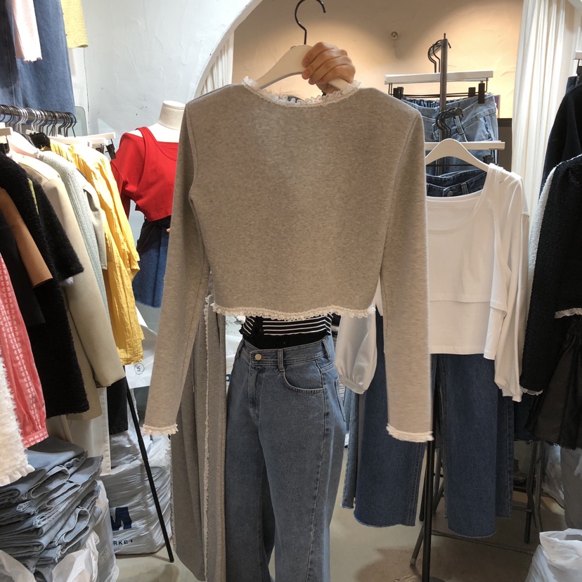 OZ韓國直郵女士新品26春夏休閑熱賣人氣時尚推薦職業長袖T恤OZ.ounce長袖T恤