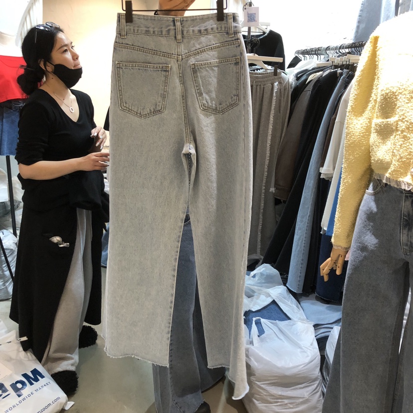 OZ韓國東大門直郵女士新品時尚人氣熱賣休閑推薦職業牛仔褲OZ.ounce牛仔褲