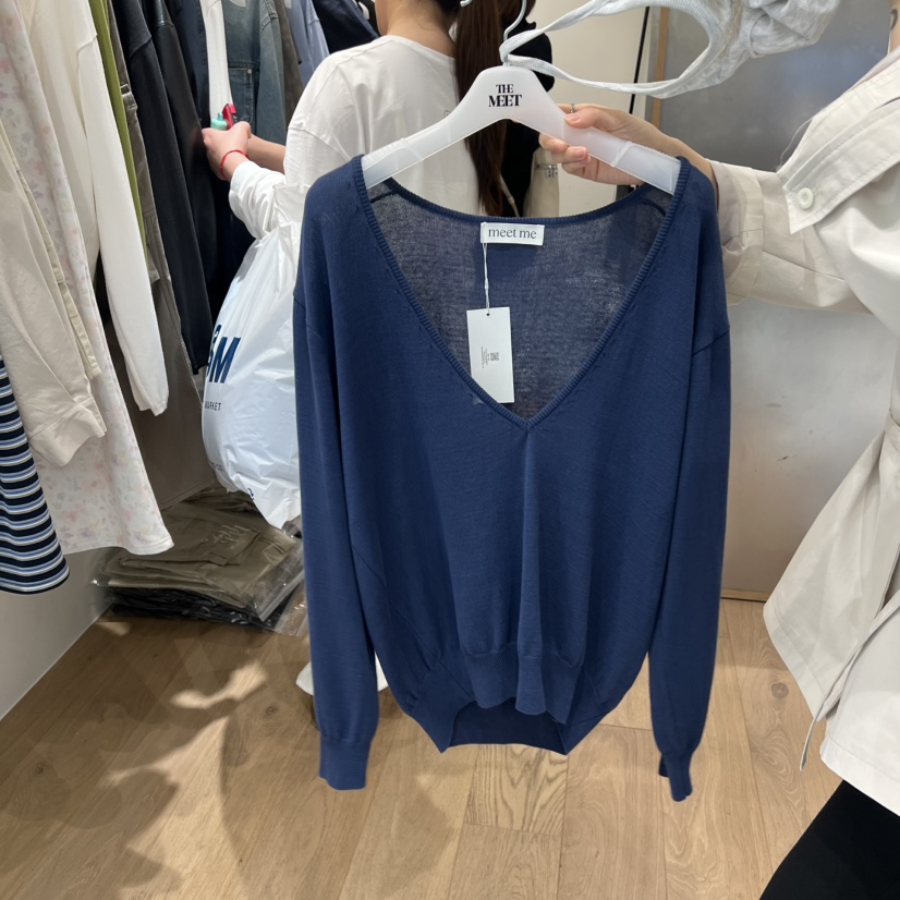 MEET ME韓國東大門直郵女裝新品休閑熱賣推薦職業針織衫MEET ME針織衫圖色2