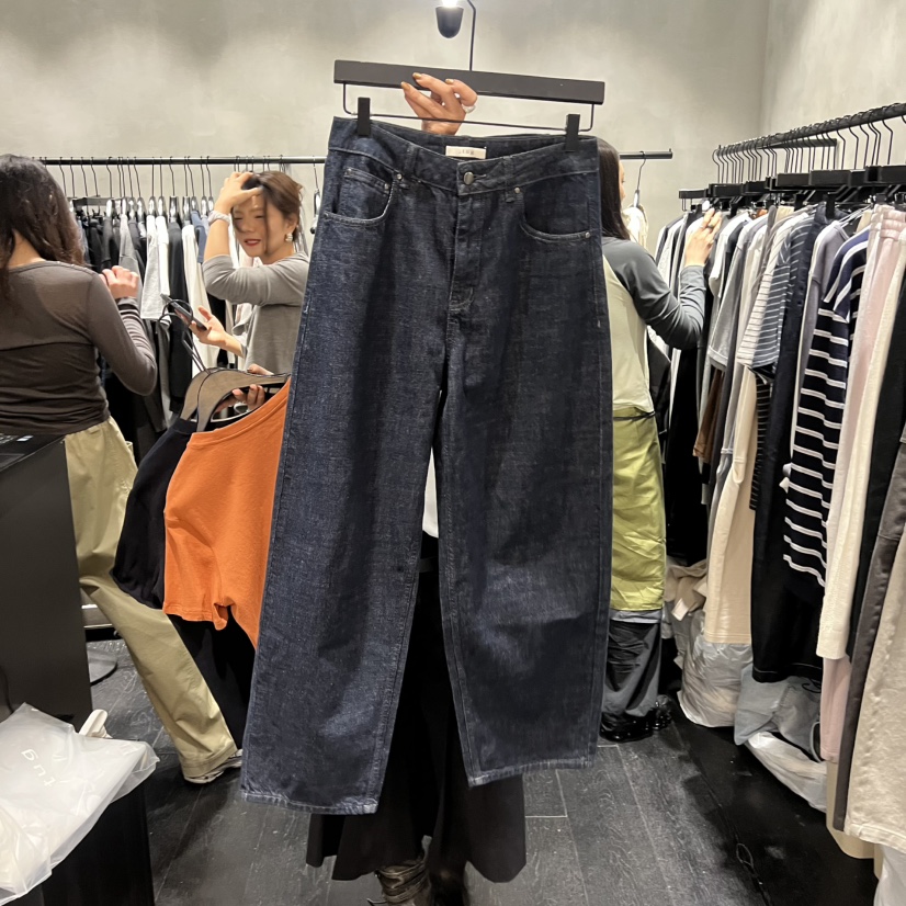 TUG韓國直郵女裝新品人氣26春夏熱賣職業時尚推薦牛仔褲腰帶TUG牛仔褲圖色1