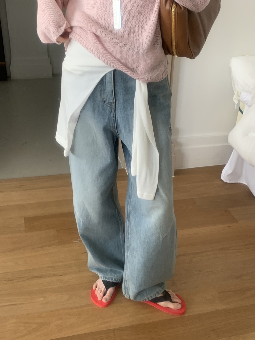 TRUE韓國東大門代購女士新品26春夏推薦時尚人氣熱賣牛仔褲TRUE牛仔褲