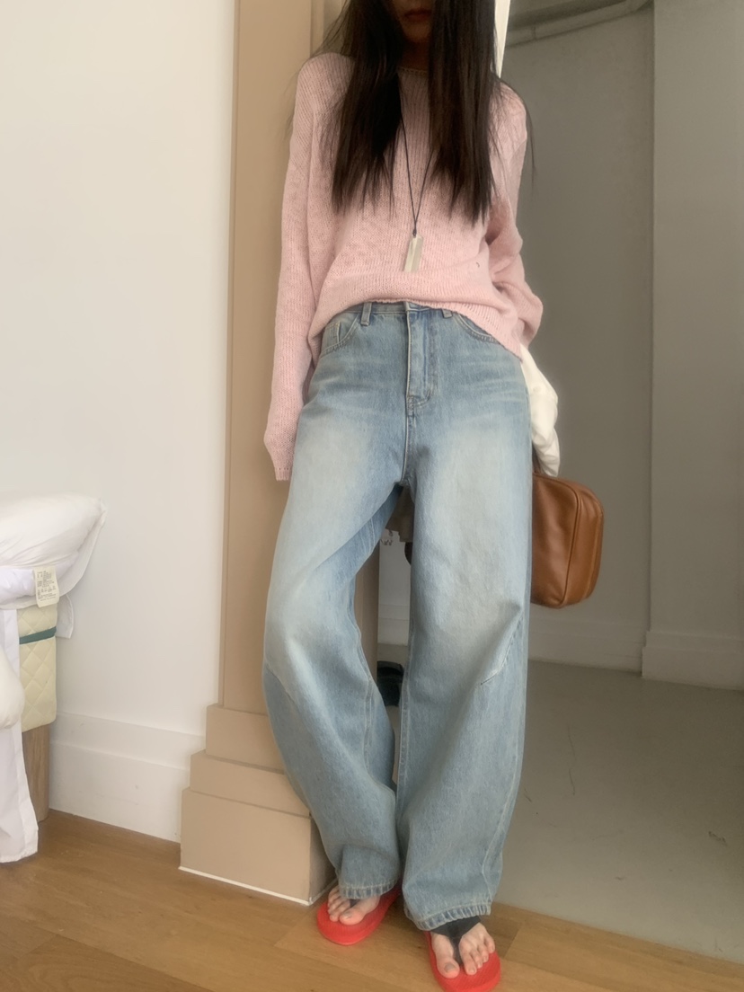 TRUE韓國東大門代購女士新品26春夏推薦時尚人氣熱賣牛仔褲TRUE牛仔褲