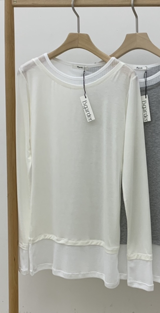B_GARDER韓國東大門直郵女士新款推薦休閑時尚長袖T恤柔軟B.GARDER長袖T恤圖色3
