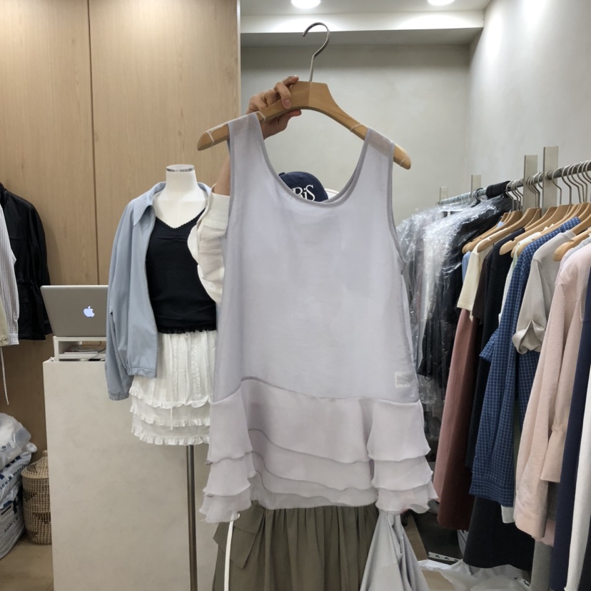 VILLABUTTON韓國東大門直郵女士新品推薦職業熱賣連衣裙雪紡VILLABUTTON連衣裙圖色2