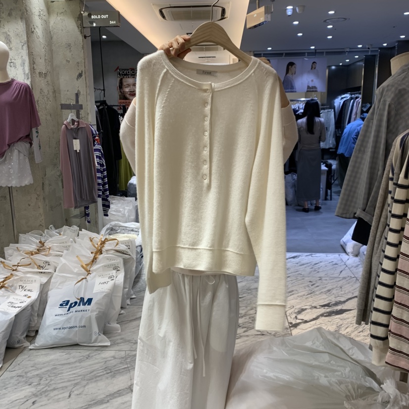 FOREST韓國直郵女士新款人氣職業熱賣推薦休閑26春夏針織衫FOREST針織衫圖色2