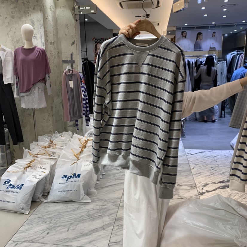 FOREST韓國直郵女士新款時尚推薦熱賣休閑職業26春夏長袖T恤FOREST長袖T恤圖色3