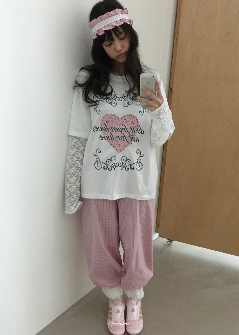 BY CHAPTER韓國直郵實拍女士新款時尚推薦長袖T恤假兩件BY Chapter長袖T恤