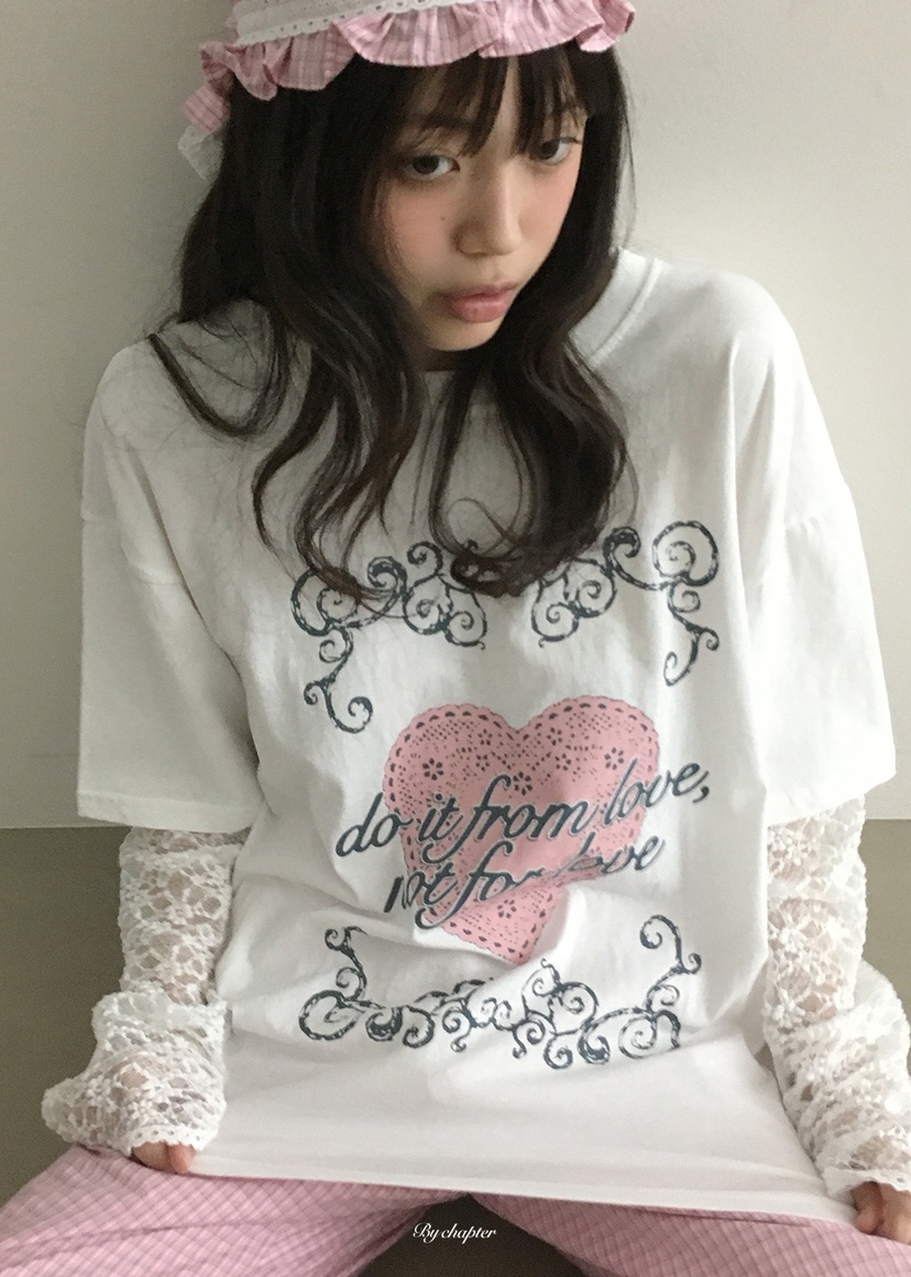 BY CHAPTER韓國直郵實拍女士新款時尚推薦長袖T恤假兩件BY Chapter長袖T恤