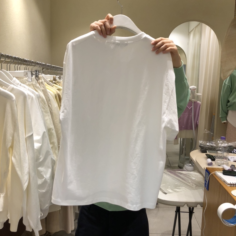 BROCCOLISALAD韓國直郵實拍女裝新款職業休閑人氣熱賣T恤BROCCOLISALADT恤