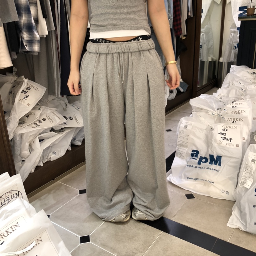 VIRKIN韓國代購女士新品26春夏休閑熱賣時尚人氣職業休閑褲VIRKIN休閑褲圖色1