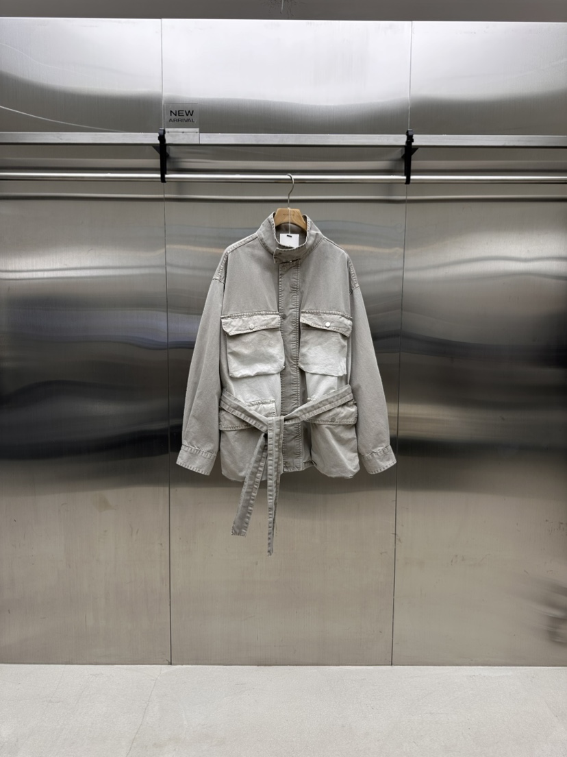 MYDRESS韓國代購女士新品職業休閑26春夏人氣時尚夾克含腰帶MYDRESS夾克圖色1