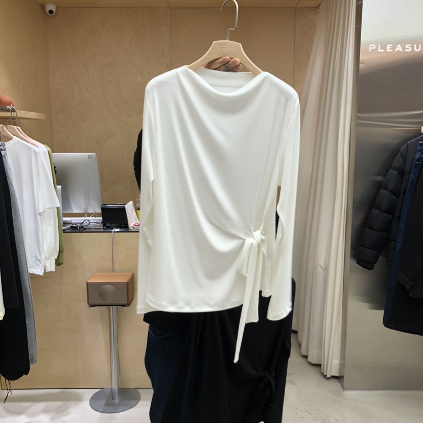 PLEASURE韓國直郵女裝新品26春夏時尚職業熱賣推薦長袖T恤PLEASURE長袖T恤圖色2