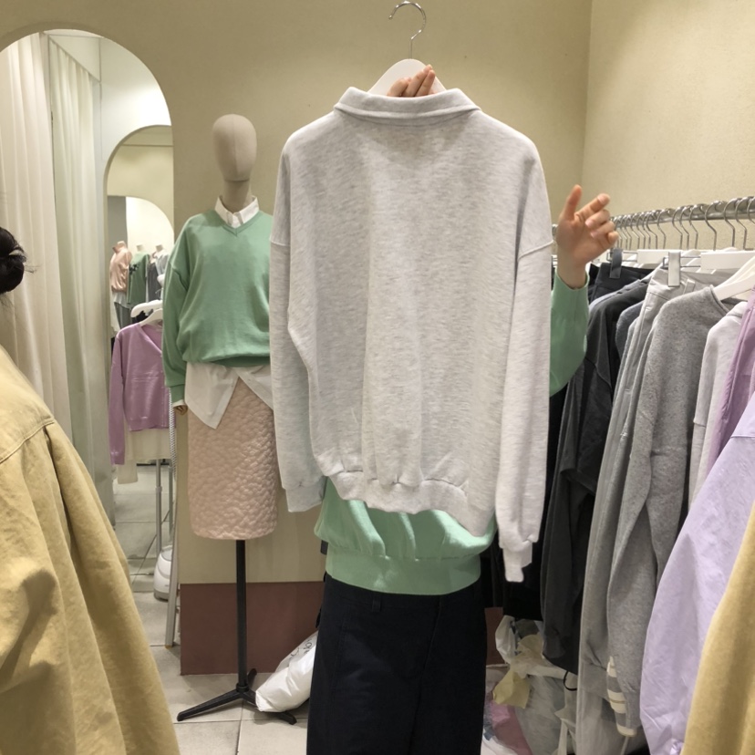 BROCCOLISALAD韓國直郵實拍女裝新款休閑人氣職業時尚衛衣BROCCOLISALAD衛衣