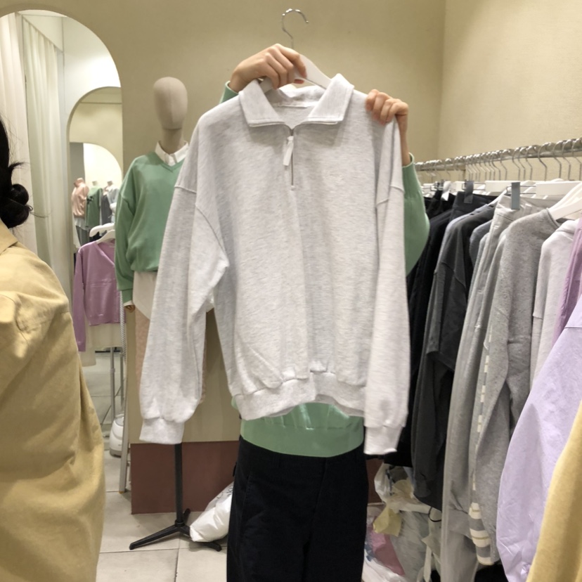 BROCCOLISALAD韓國直郵實拍女裝新款休閑人氣職業時尚衛衣BROCCOLISALAD衛衣圖色1