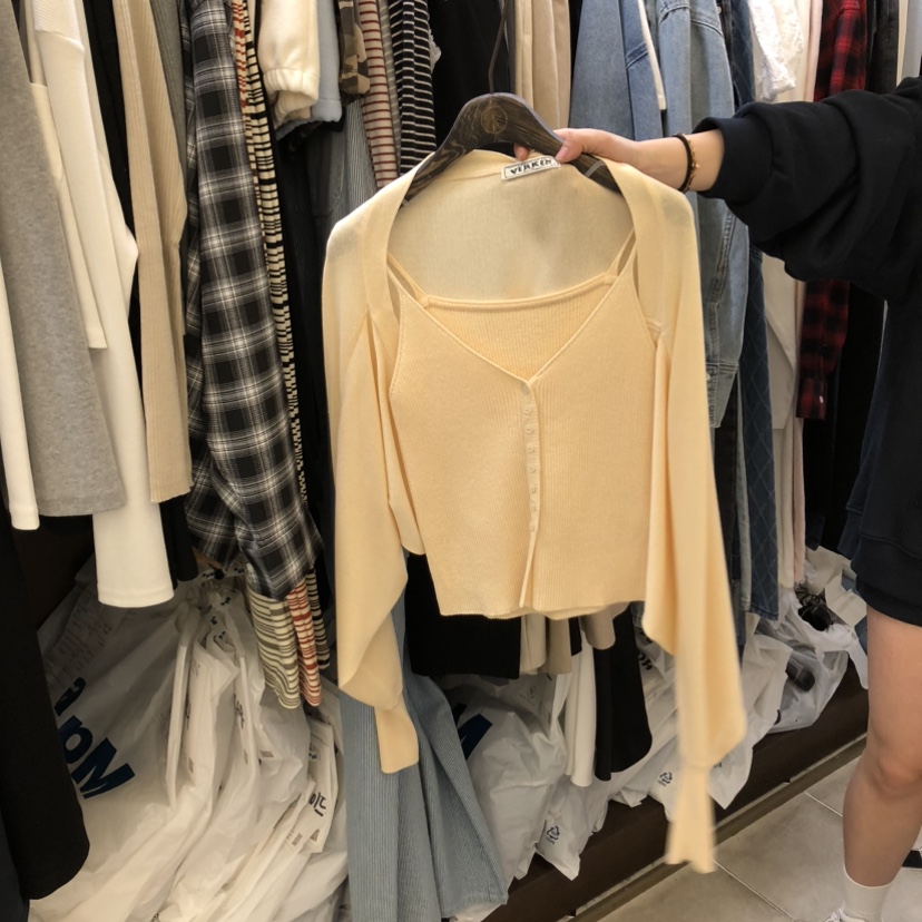 VIRKIN韓國直郵實拍女士新款熱賣人氣職業休閑套裝套裝開衫VIRKIN套裝圖色3