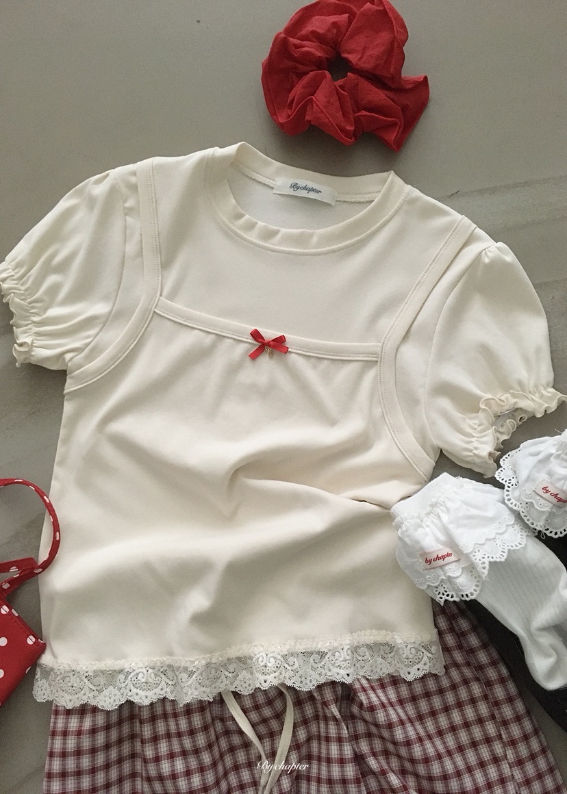 BY CHAPTER韓國代購女士新品推薦人氣職業時尚休閑26春夏T恤BY ChapterT恤