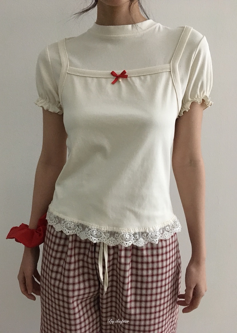 BY CHAPTER韓國代購女士新品推薦人氣職業時尚休閑26春夏T恤BY ChapterT恤圖色3