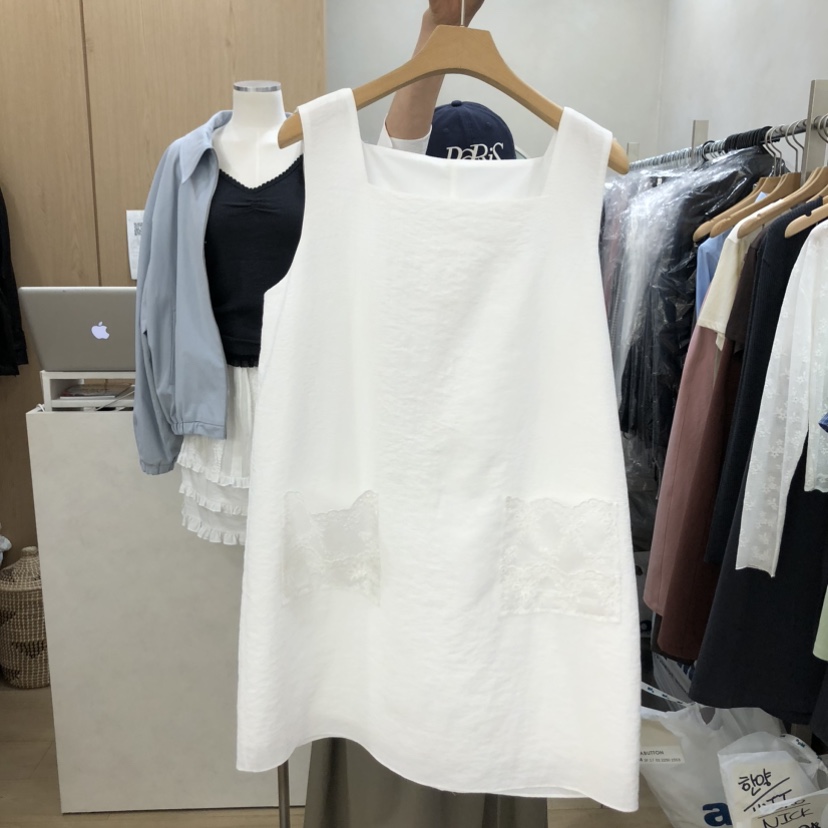 VILLABUTTON韓國直郵實拍女裝新款時尚職業26春夏連衣裙口袋VILLABUTTON連衣裙圖色1