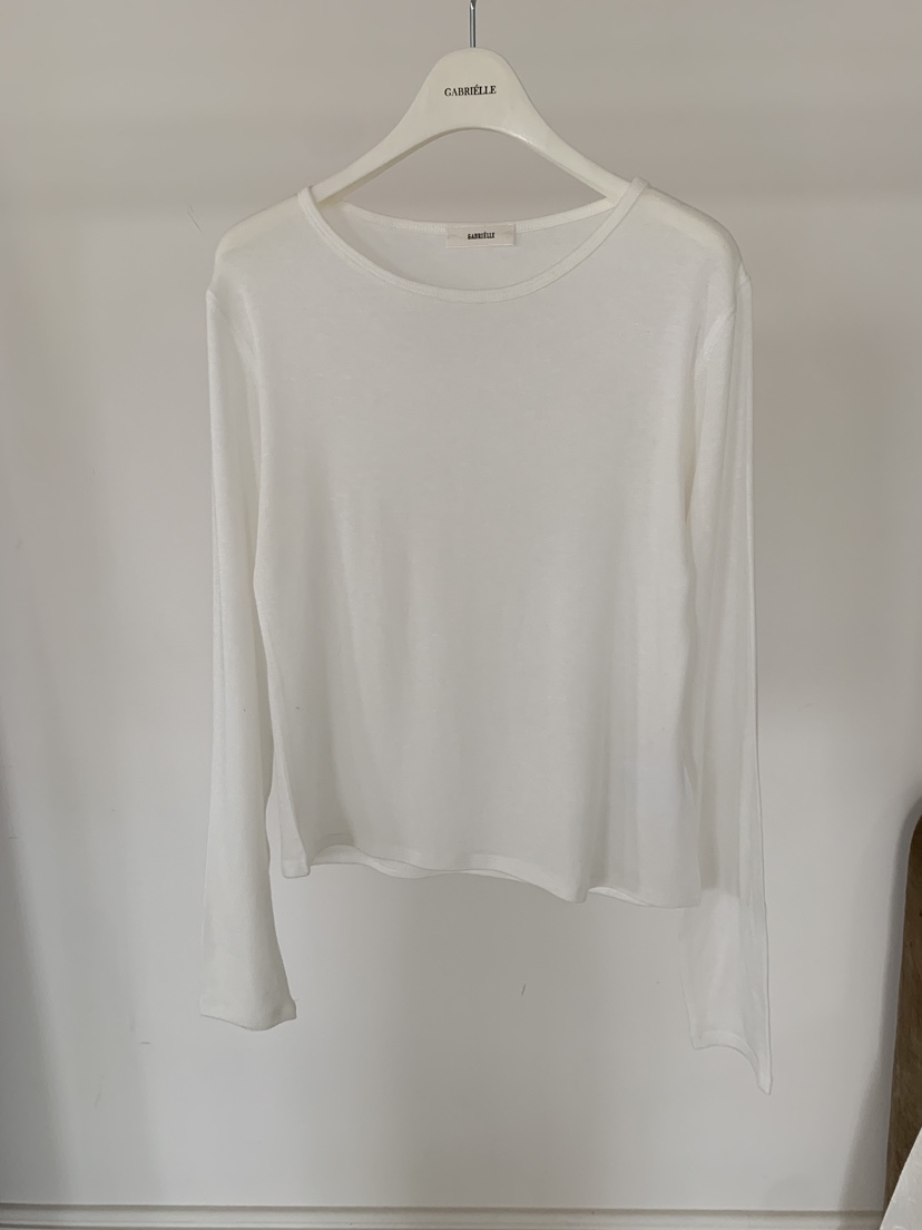 GABRIELLE韓國東大門直郵女士新品熱賣休閑推薦人氣長袖T恤GABRIELLE長袖T恤圖色1