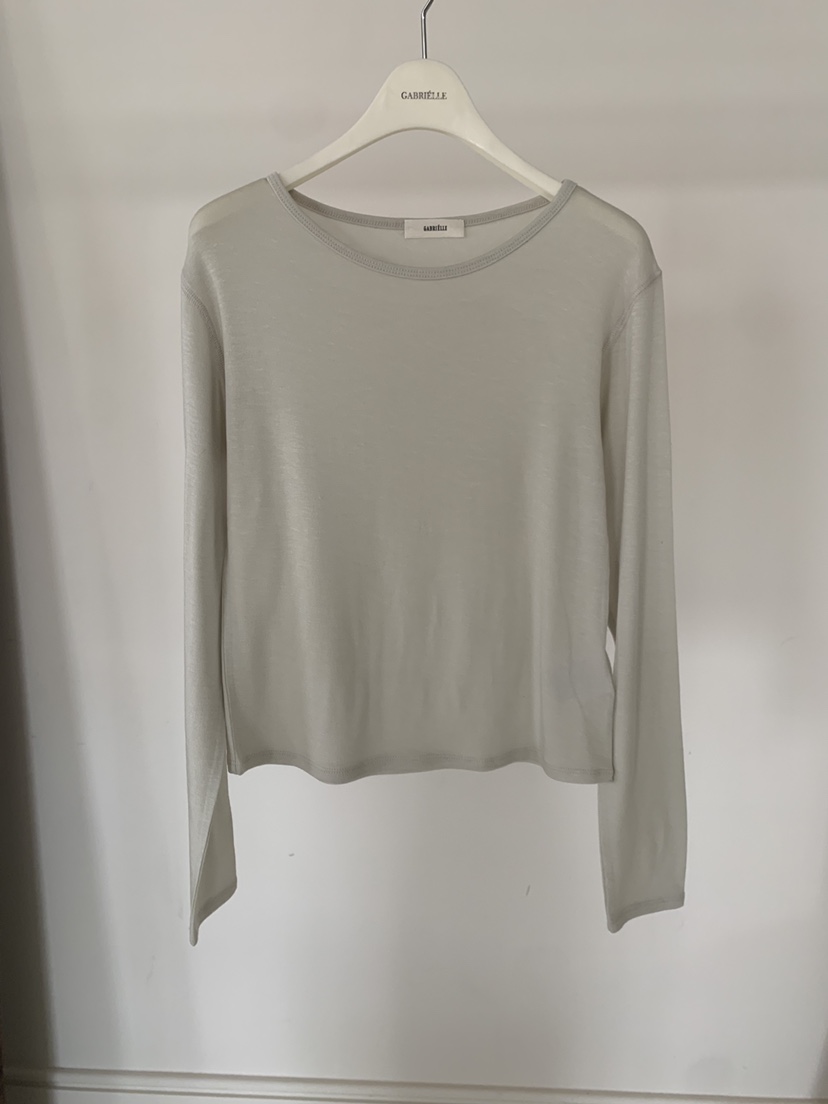 GABRIELLE韓國東大門直郵女士新品熱賣休閑推薦人氣長袖T恤GABRIELLE長袖T恤圖色2