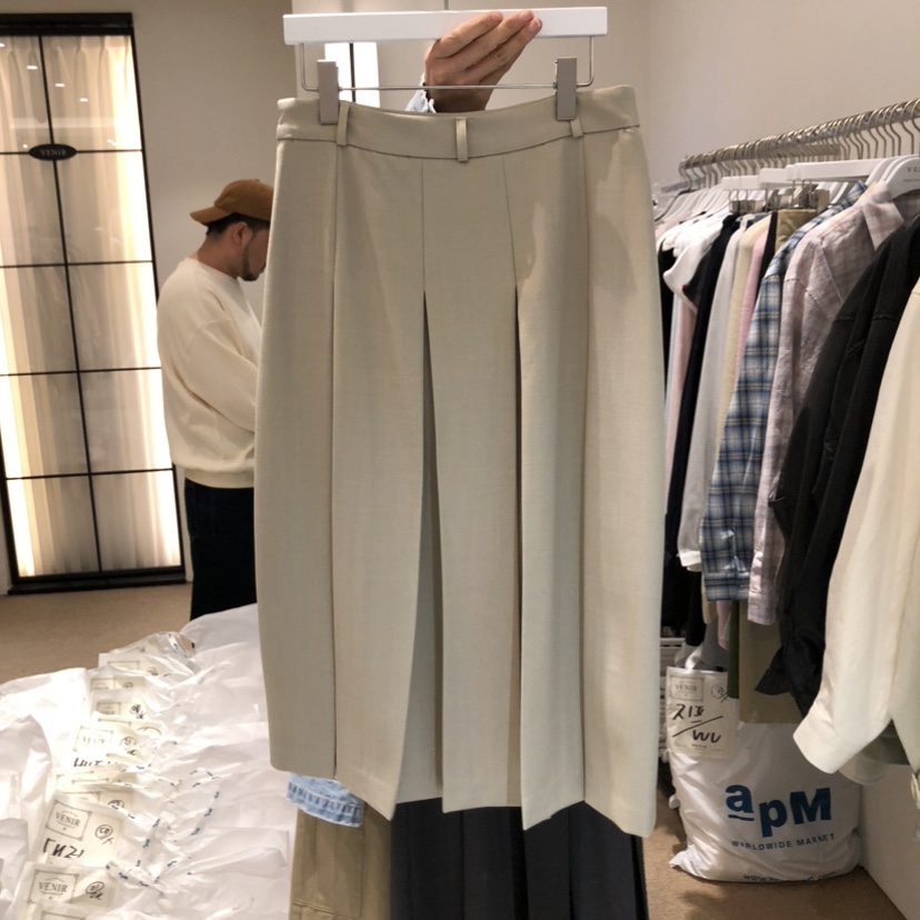 VENIR-a韓國直郵實拍女士新款時尚人氣熱賣半身裙中短裙VENIR-a半身裙/中短裙