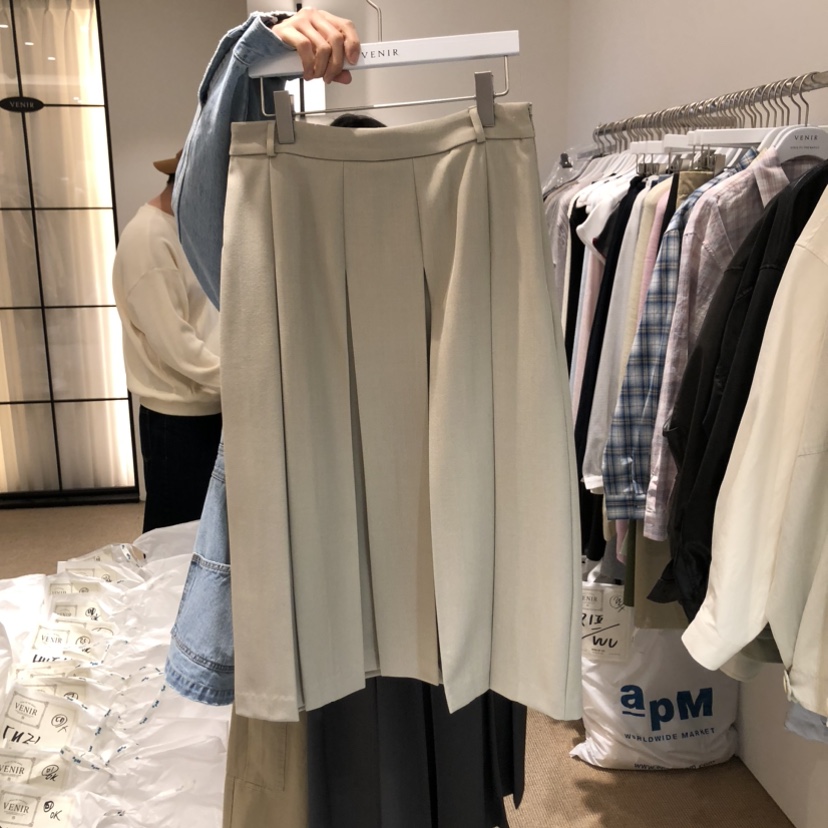 VENIR-a韓國直郵實拍女士新款時尚人氣熱賣半身裙中短裙VENIR-a半身裙/中短裙圖色1