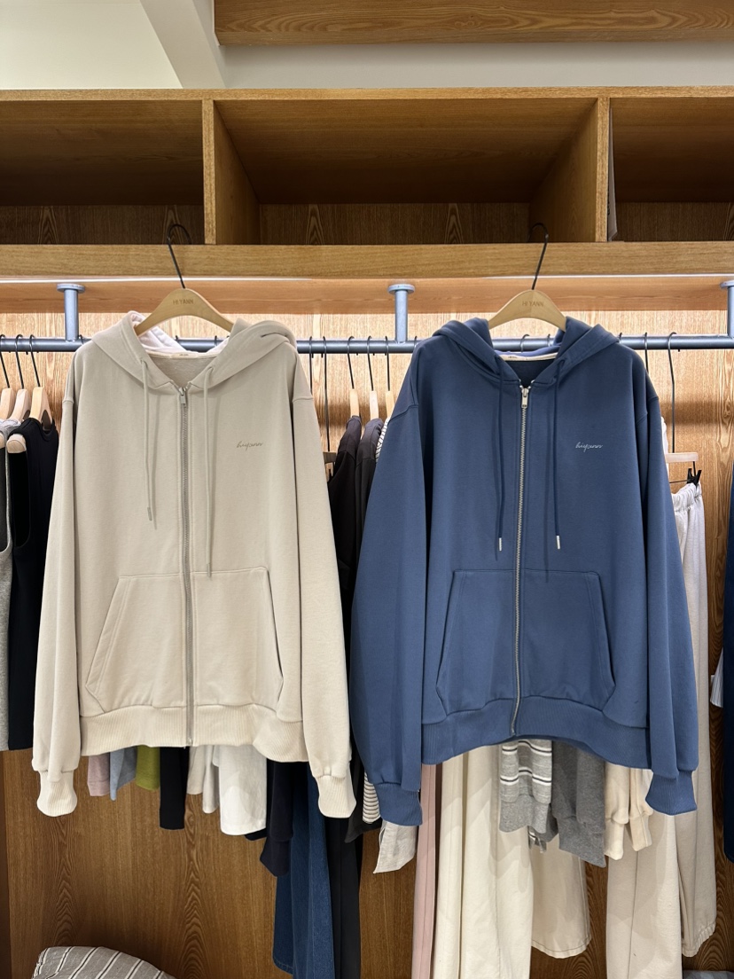 HI YANN韓國東大門代購女裝新款26春夏人氣夾克連帽拉鏈衫HI YANN夾克