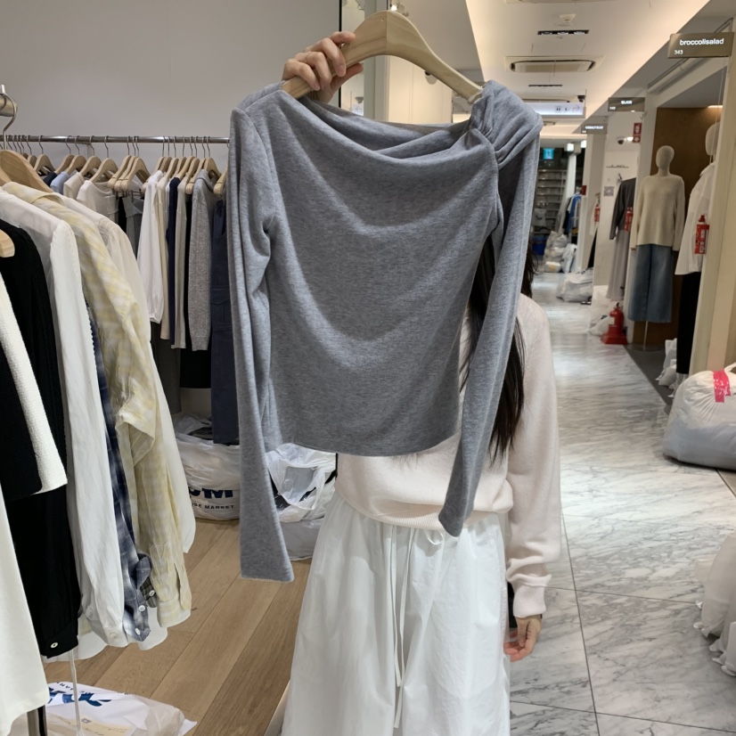 FOREST韓國東大門代購女士新款推薦熱賣時尚26春夏長袖T恤FOREST長袖T恤圖色4