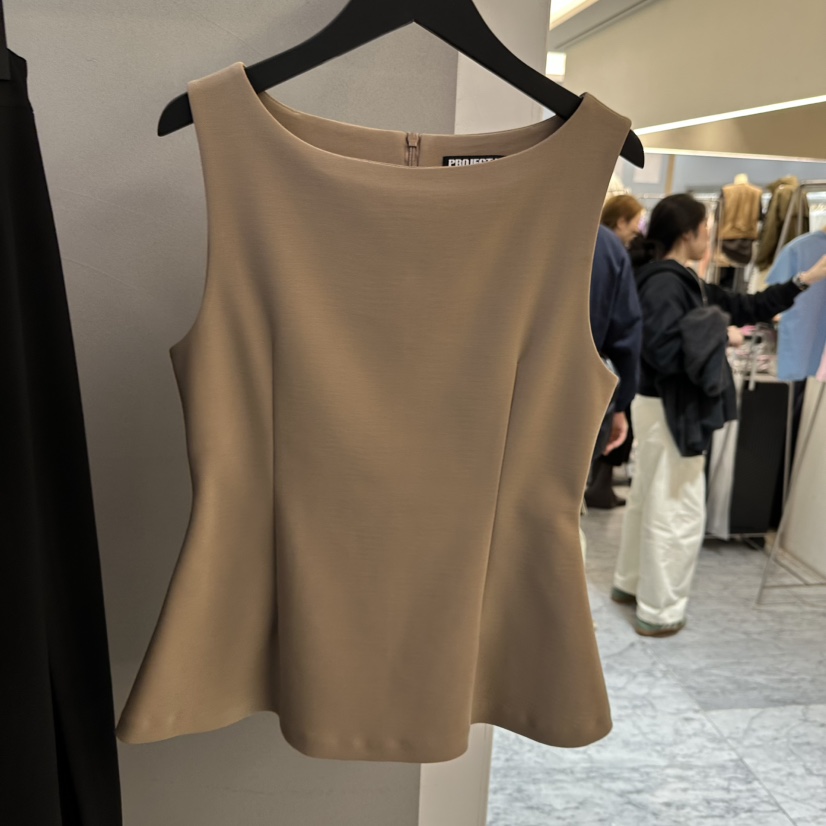 PROJECT WAVE-P韓國代購女裝新品熱賣時尚休閑吊帶背心PROJECT WAVE吊帶/背心圖色1