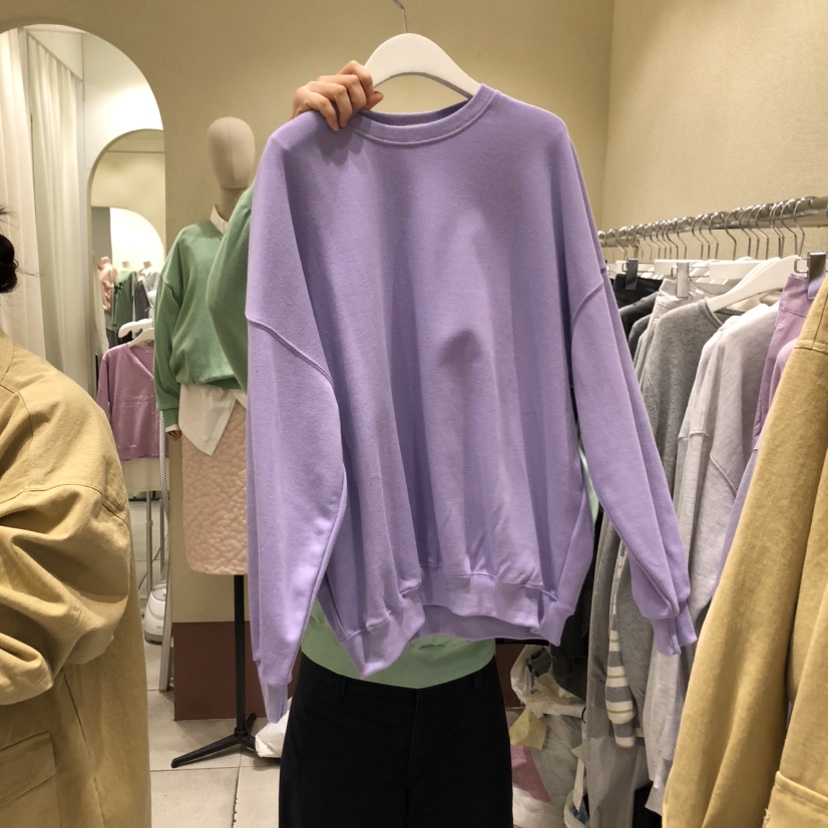 BROCCOLISALAD韓國直郵女裝新品休閑推薦職業時尚26春夏衛衣BROCCOLISALAD衛衣圖色2