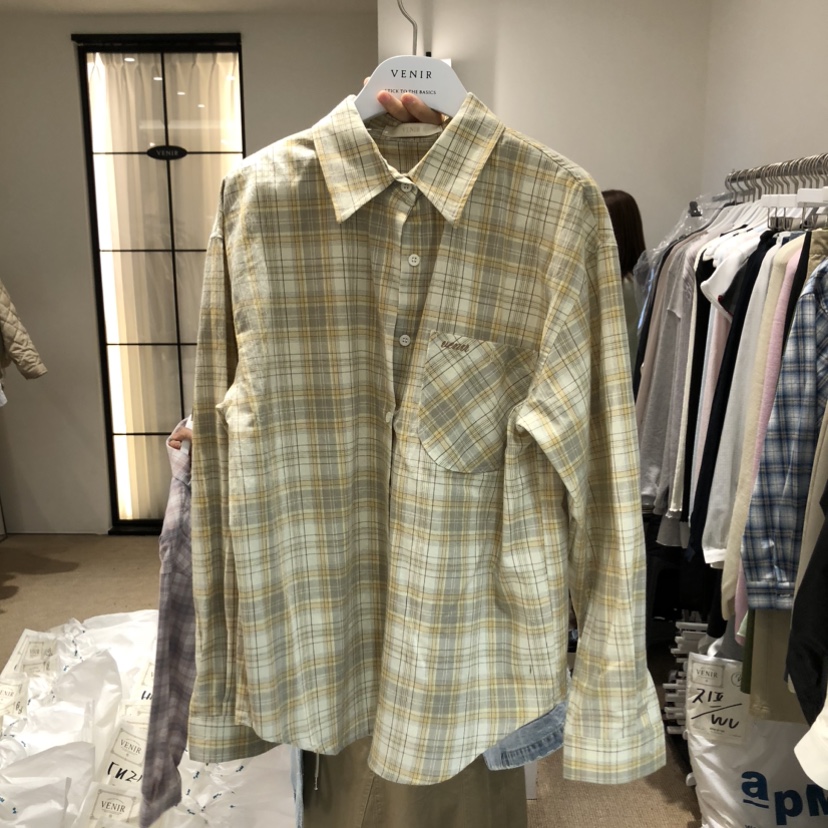 VENIR-a韓國直郵女士新款人氣休閑熱賣推薦時尚襯衫蕾絲衫VENIR-a襯衫/蕾絲衫圖色2