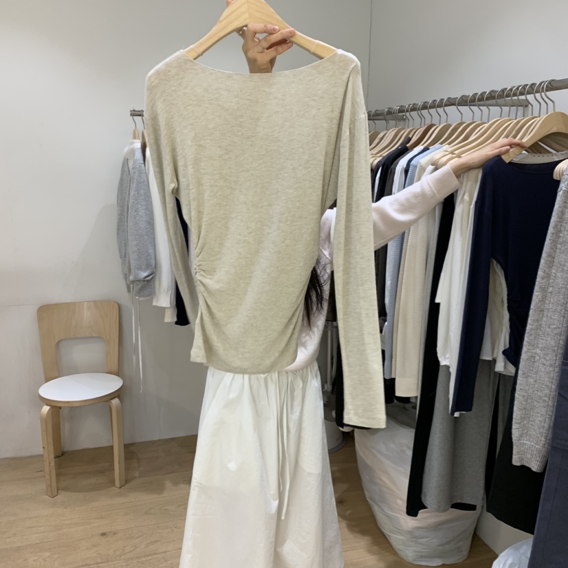 FOREST韓國東大門直郵女士新品職業休閑人氣26春夏長袖T恤FOREST長袖T恤