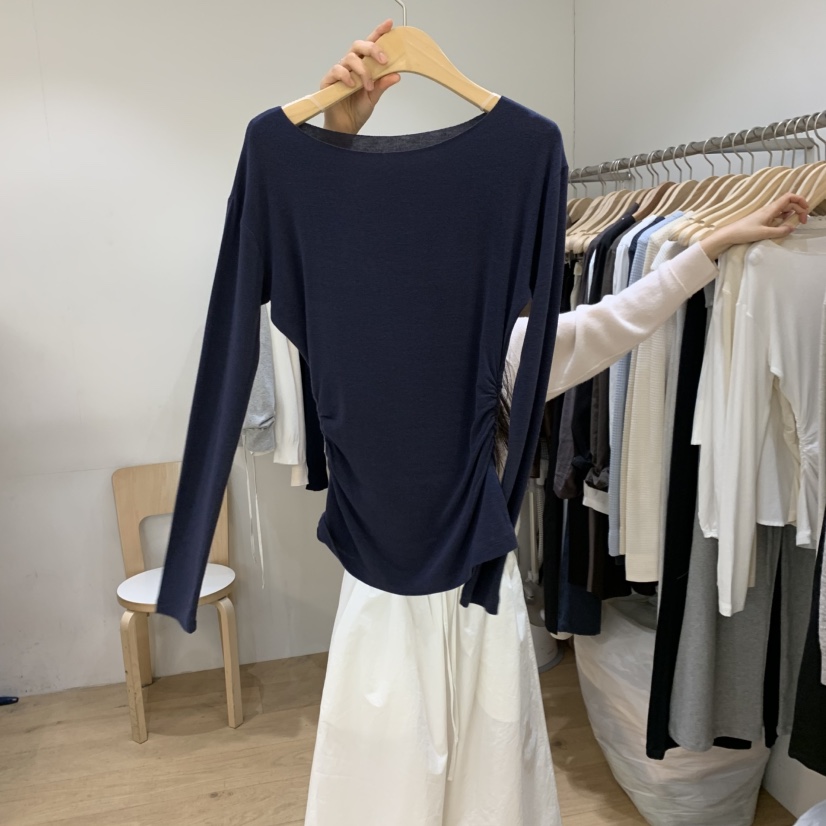 FOREST韓國東大門直郵女士新品職業休閑人氣26春夏長袖T恤FOREST長袖T恤圖色2