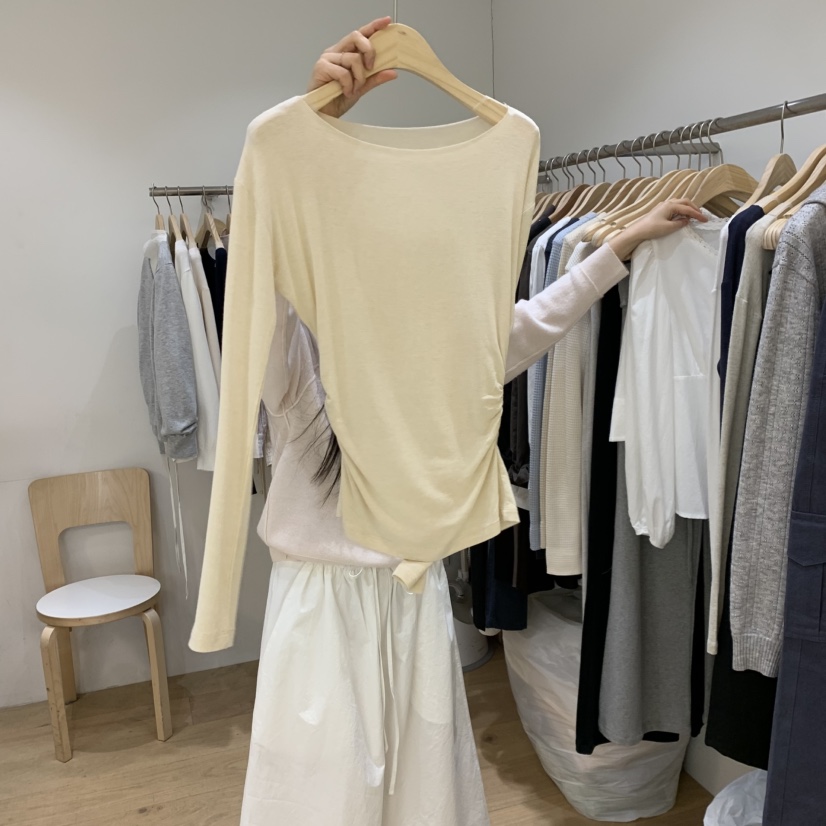 FOREST韓國東大門直郵女士新品職業休閑人氣26春夏長袖T恤FOREST長袖T恤圖色4