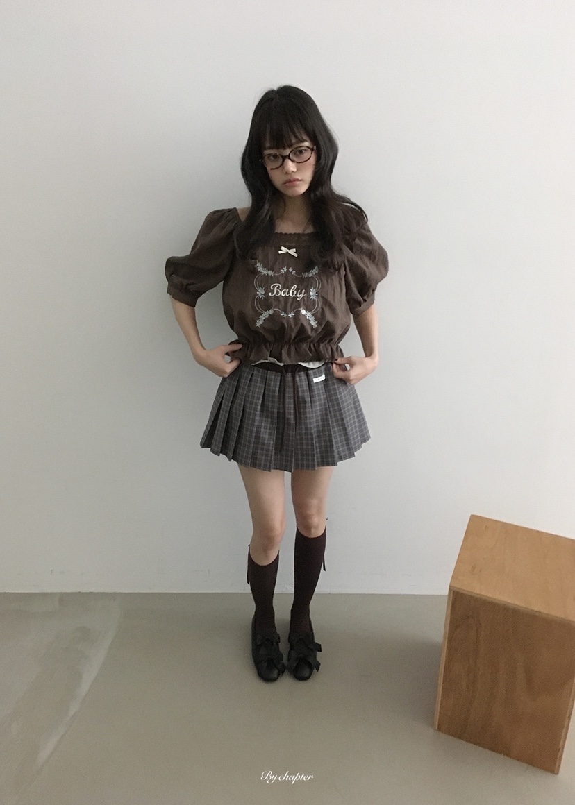 BY CHAPTER韓國東大門代購女裝新品推薦時尚26春夏襯衫蕾絲衫BY Chapter襯衫/蕾絲衫