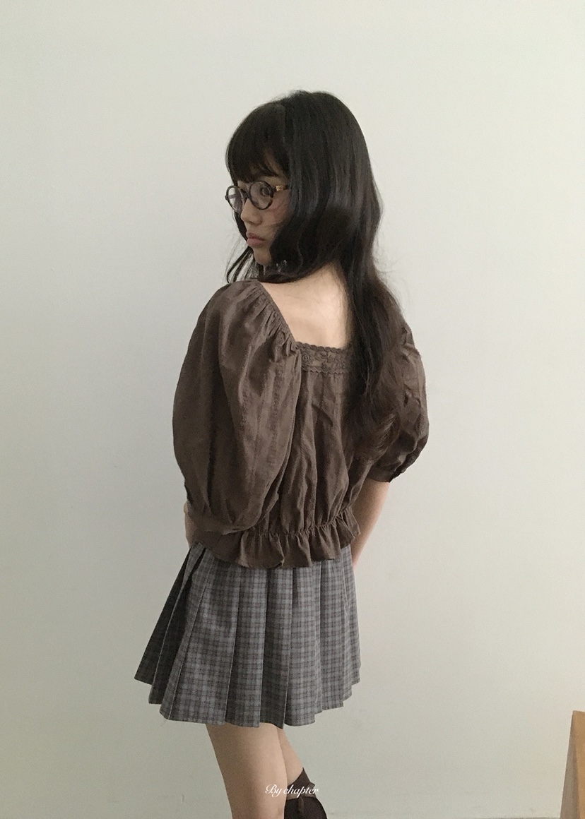 BY CHAPTER韓國東大門代購女裝新品推薦時尚26春夏襯衫蕾絲衫BY Chapter襯衫/蕾絲衫