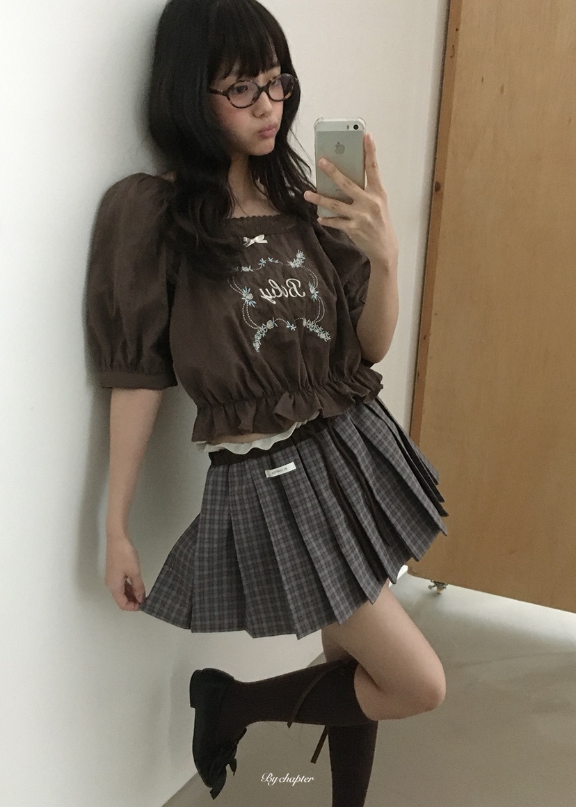 BY CHAPTER韓國東大門代購女裝新品推薦時尚26春夏襯衫蕾絲衫BY Chapter襯衫/蕾絲衫