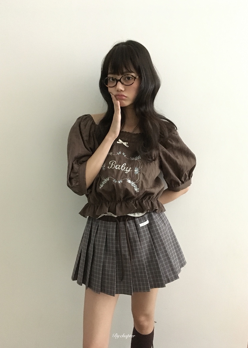 BY CHAPTER韓國東大門代購女裝新品推薦時尚26春夏襯衫蕾絲衫BY Chapter襯衫/蕾絲衫