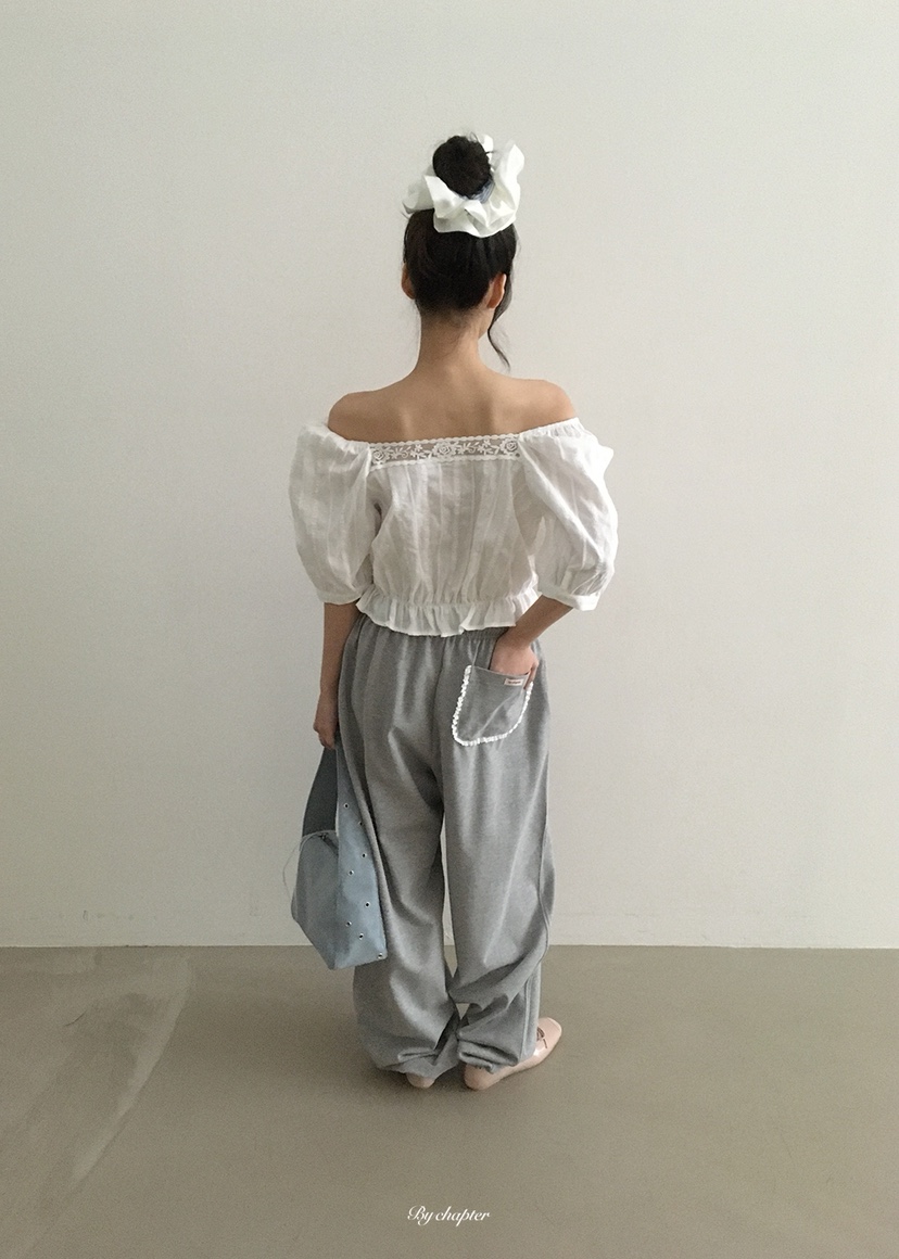 BY CHAPTER韓國東大門代購女裝新品推薦時尚26春夏襯衫蕾絲衫BY Chapter襯衫/蕾絲衫