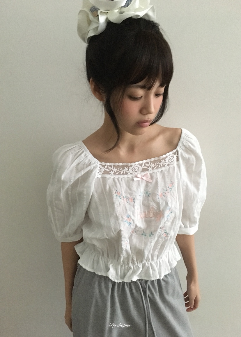 BY CHAPTER韓國東大門代購女裝新品推薦時尚26春夏襯衫蕾絲衫BY Chapter襯衫/蕾絲衫