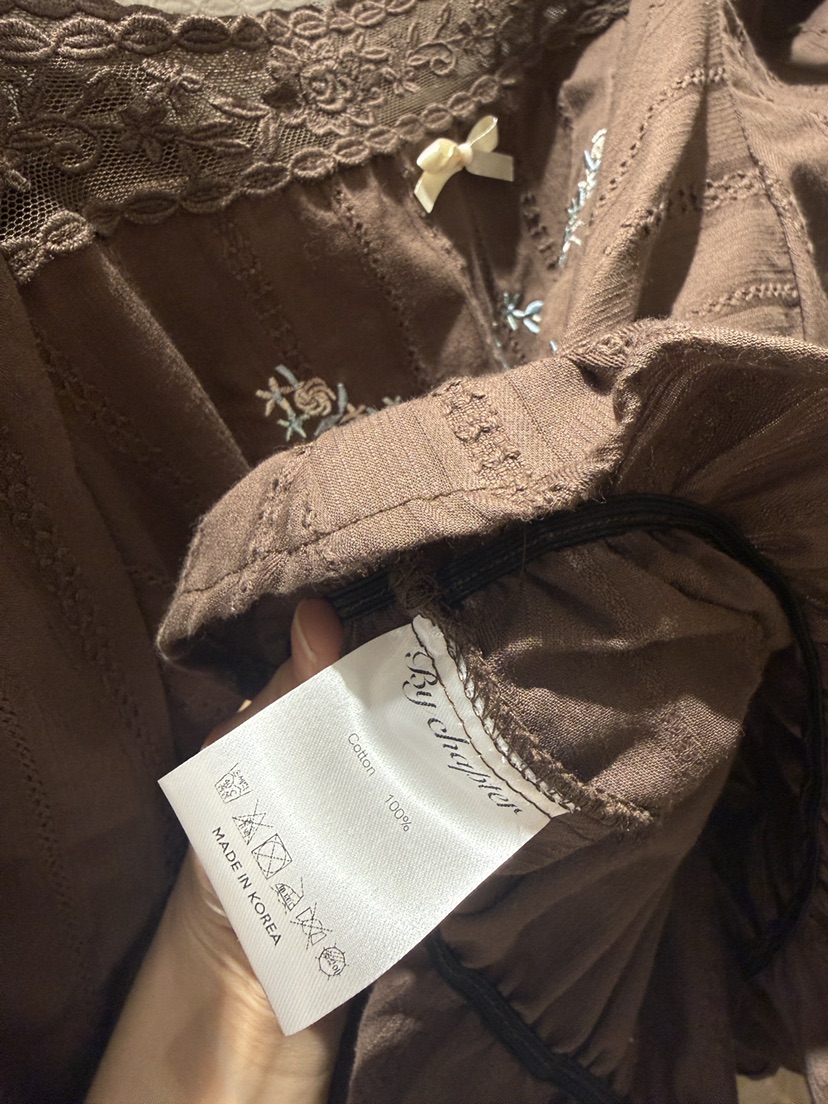 BY CHAPTER韓國東大門代購女裝新品推薦時尚26春夏襯衫蕾絲衫BY Chapter襯衫/蕾絲衫